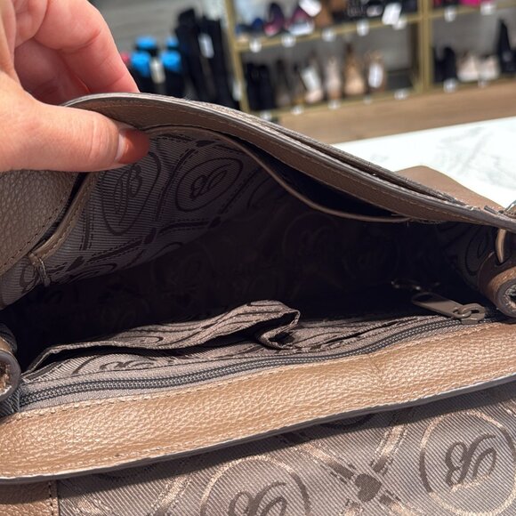 Brighton Meadow Flap Crossbody Bag, 11"x6.5" (retail $485) - Picture 4 of 4